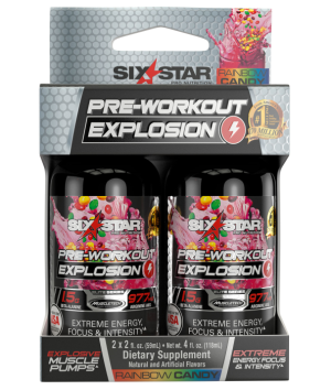 MT SIX STAR EX SHOTS 2oz 6/2PK (RAINBOW FRUIT CANDY)