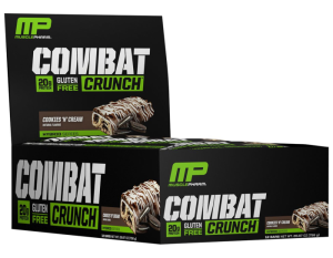 MUP COMBAT CRUNCH BAR 12/63g (COOKIES N CREAM)
