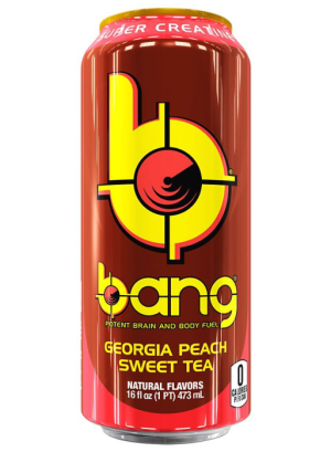 VPX BANG TEA 12/16oz (GEORGIA PEACH SWEET TEA)