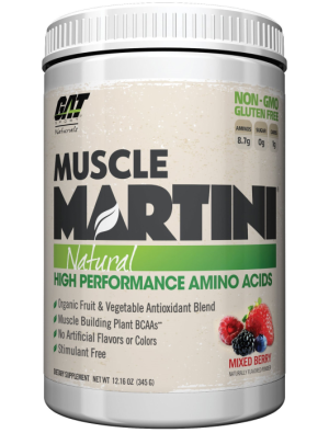 GA MUSCLEMARTINI NATURAL 345g (MIXED BERRY CANDY)