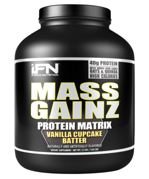 IF MASS GAINZ 4.85lb (VANILLA CUPCAKE BATTER)