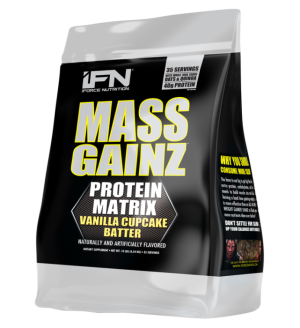 IF MASS GAINZ 10lb (VANILLA CUPCAKE BATTER)