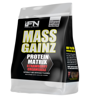 IF MASS GAINZ 10lb (STRAWBERRY CREAMSICLE)