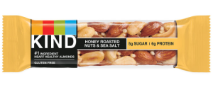 KD KIND BARS 12/1.4oz (HONEY ROASTED NUTS & SEA SALT)