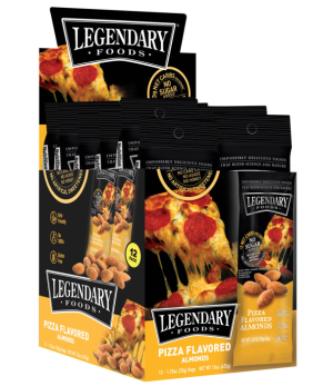 LGD SEASONED ALMONDS 12/1.25oz (PIZZA FLAVORED)