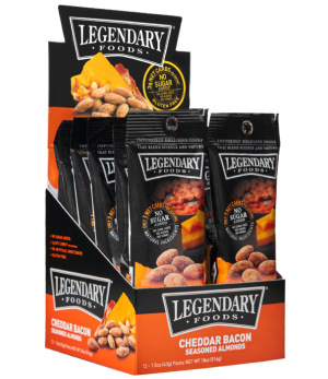 LGD SEASONED ALMONDS 12/1.25oz (CHEDDAR BACON)