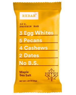 RXBAR PROTEIN BAR 12/52g (MAPLE SEA SALT)