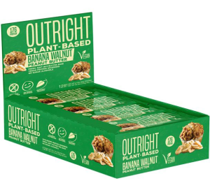 MTS OUTRIGHT VEGAN BAR 12/60g (BANANA WALNUT)