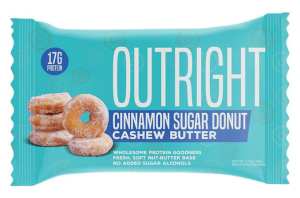 MTS OUTRIGHT BAR 12/60g (CASHEW BUTTER CINNAMON DONUT)