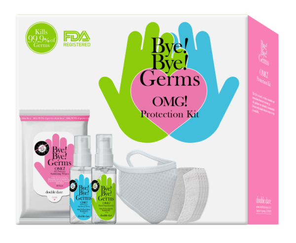 DBD PROTECTION KIT WHITE (MASK/FILTER/SPRAY/WIPES)