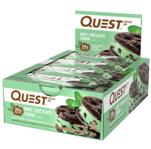 QUEST BARS 12/60g (MINT CHOCOLATE CHUNK)