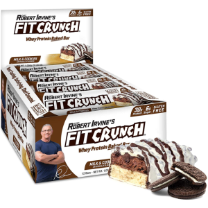 FIT CRUNCH BARS 12/88g (MILK & COOKIES)