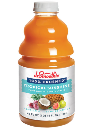 DR. SMOOTHIE 100% CRUSHED 46oz (TROPICAL SUNSHINE)