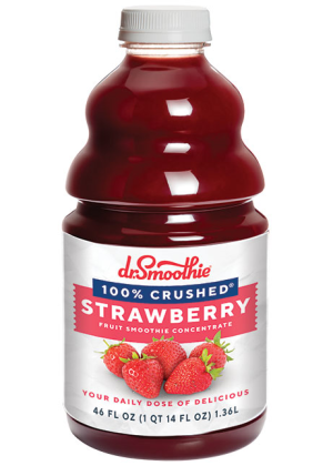 DR. SMOOTHIE 100% CRUSHED 46oz (STRAWBERRY)